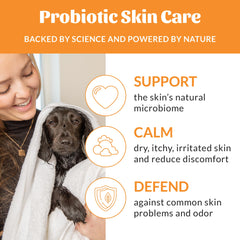 Etiqueta noventa y siete natural de Skout's Honor para grooming suave