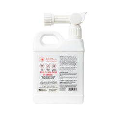 Aplicación de Yard Spray con manguera para cobertura amplia en el jardín