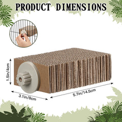 Skyygemm juguete masticable para aves, fomenta actividad física.