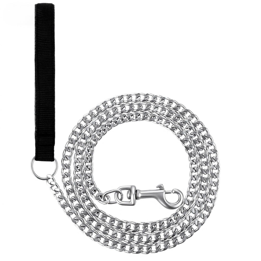 Sliverdew cadena para perros de acero inoxidable, duradera para paseos diarios