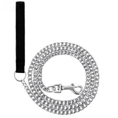 Sliverdew cadena para perros de acero inoxidable, duradera para paseos diarios