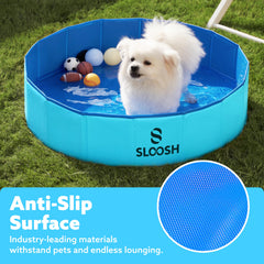Sloosh piscina para perros, uso interior y exterior, perfecta para días cálidos.