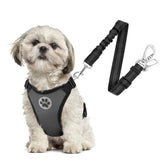 Arnés SlowTon para perro con malla transpirable, ideal para viajes en coche.
