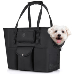 SlowTon bolso portador para perros, vista frontal, cómodo para paseos diarios