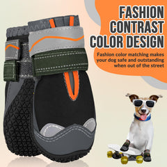 SlowTon botas para perros, suelas antideslizantes que brindan tracción.