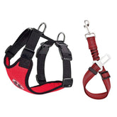 SlowTon cinturon-perro-auto con malla respirante para viajes confortables.