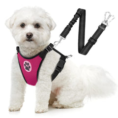 SlowTon cinturon-perro-coche-doble-enganche: seguridad confiable durante viajes en coche.