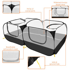 SlowTon corral de 185 x 94 x 64 cm para varios animales