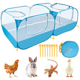 SlowTon jaula de animales pequeños, portátil para exterior, ideal para viajar con tu mascota