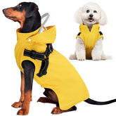SlowTon chubasquero para perro frente con capucha, protección impermeable para días lluviosos.