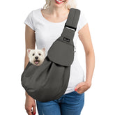 SlowTon Sling portador de perro con correa de hombro acolchada para mayor comodidad.