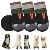 Zapatos SlowTon impermeables para perros protegen las patas en lluvia.