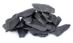 Small World Slate & Stone: piedras de pizarra para acuarios, tamaño 3-5 pulgadas, aspecto natural.