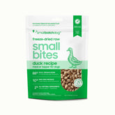 smallbatch Duck Recipe Bocaditos 7oz: comida completa para perros en trocitos crujientes