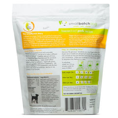 smallbatch Pets rehidratar cerdo deshidratado para una comida rápida