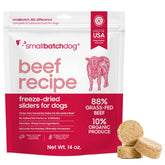 smallbatch Pets envase sellado conserva la frescura del alimento crudo deshidratado
