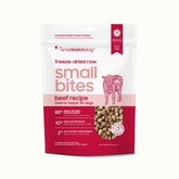 smallbatch trozos de res liofilizados, ideal como comida completa para perros.