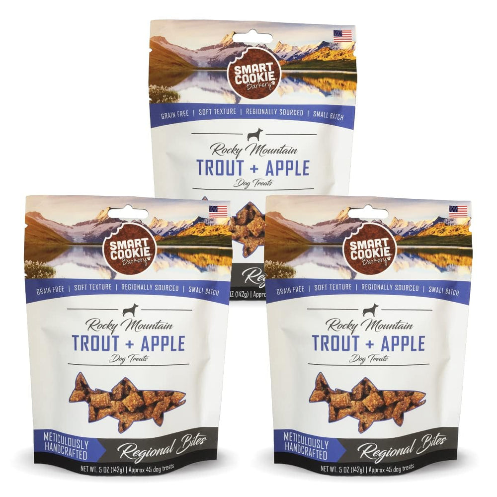 Smart Cookie Trout & Apple: bocaditos suaves para entrenamiento.