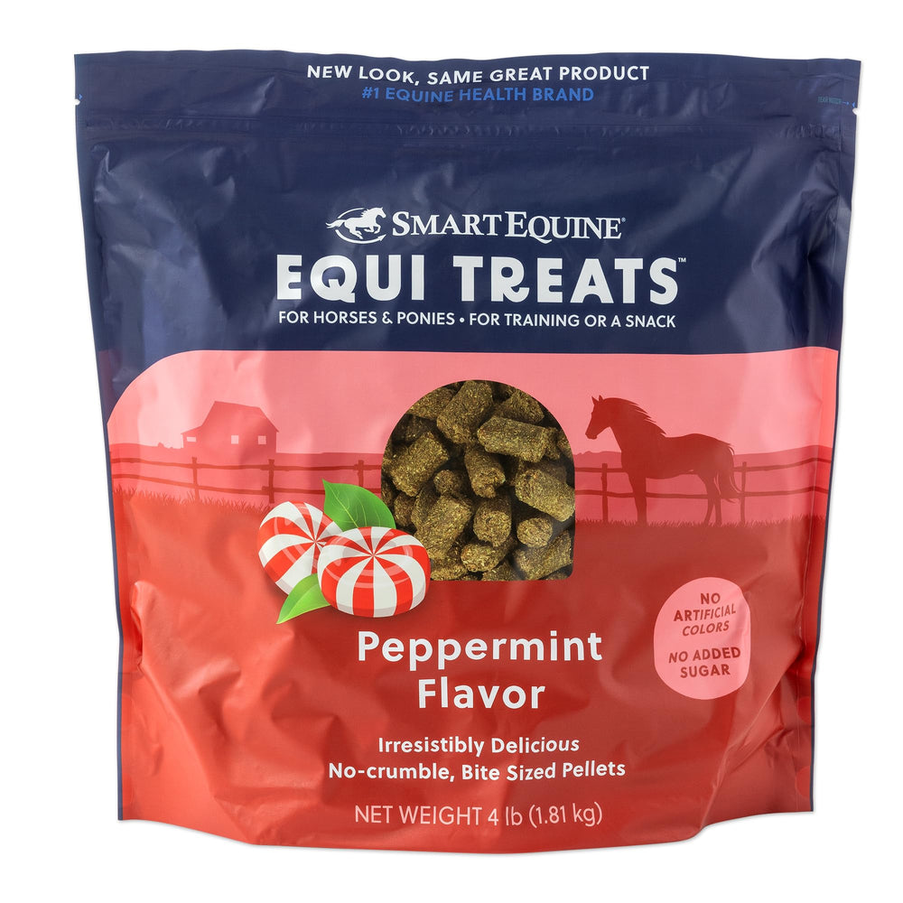 SmartEquine Equi Treats en bolsa de 4 lb con base de heno timothy y girasol