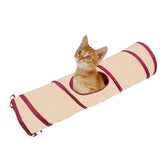 SmartyKat Crackle Chute, túnel exterior con sonido crujiente que estimula exploración y juego activo.