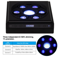 Control maestro-esclavo SMATFARM para acuario, sincronización de iluminación.