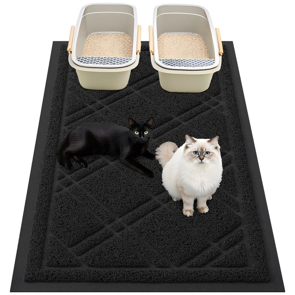 Alfombra Smiry para arenero 36x24, antideslizante y captura arena
