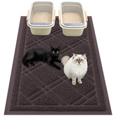 Smiry alfombra para caja de arena 47x32 con base antideslizante para evitar desorden.