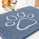 Alfombra Smiry para entrada con chenille absorbente y limpieza
