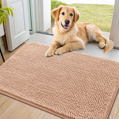 Smiry alfombra de entrada en Chenille suave para comodidad diaria
