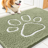 Smiry alfombra de entrada con patas lodo, absorbe humedad y suciedad.