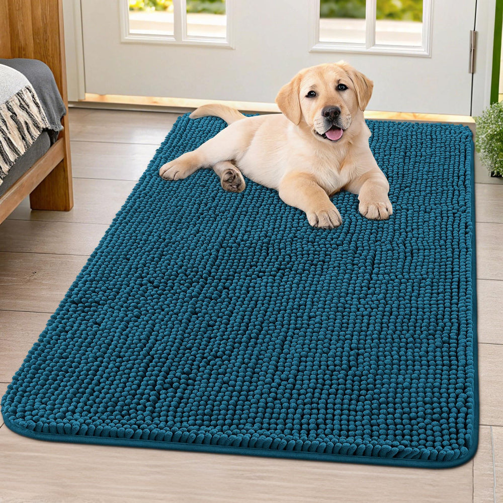 Smiry alfombra de entrada para patas mojadas, ayuda a secar y evitar charcos.