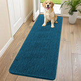 Alfombra Smiry de entrada para patas mojadas absorbe humedad y suciedad.