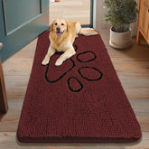 Smiry alfombra de entrada para patas mojadas, atrapa suciedad