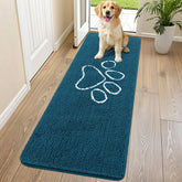 Smiry alfombra de entrada para patas sucias, absorbe humedad y suciedad.