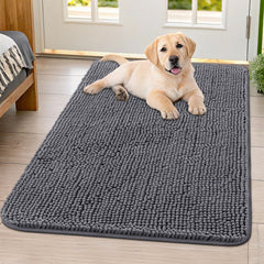 Smiry alfombra para perros en la entrada absorbe humedad y evita charcos.