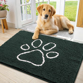 Smiry alfombra entrada perros chenilla absorbente para suciedad y humedad