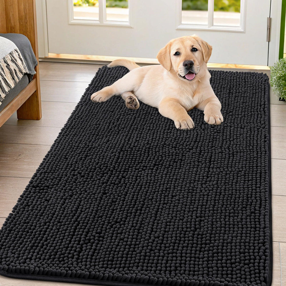 Smiry alfombra de entrada con tacto suave para mascotas y pies cómodos