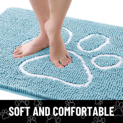 Smiry Alfombra lavable con secado rápido
