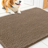 Alfombra Smiry para patas mojadas en la entrada, absorbe humedad y suciedad.