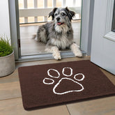 Smiry alfombra para perros, chenilla suave, ideal para entradas.