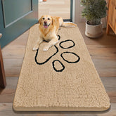 Smiry alfombra de puerta chenille absorbente para interiores
