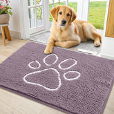 Smiry alfombra puerta chenille absorbente para suciedad al entrar