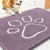 Smiry alfombra para puerta de chenilla para patas mojadas, absorbe humedad.