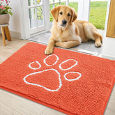 Smiry alfombra-puerta-chenille suave para pies comodos al entrar