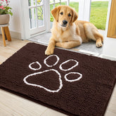 Smiry alfombra puerta chenille suave para patas secas y limpias