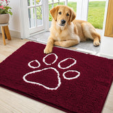 Smiry alfombra de puerta en chenille: entrada suave para mascotas.