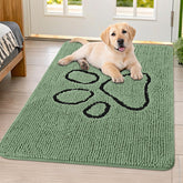 Alfombra Smiry para puertas con chenilla, suave y cómoda para las patas de perros.