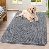 Alfombra Smiry para puerta de perro, tamaño 40x32, absorbe humedad