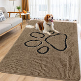 Smiry Alfombra para Puerta de Perros absorbe agua y suciedad en recibidor.