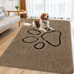 Smiry Alfombra para Puerta de Perros absorbe agua y suciedad en recibidor.
